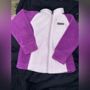 Columbia Lavender and Violet Fleece Jacket